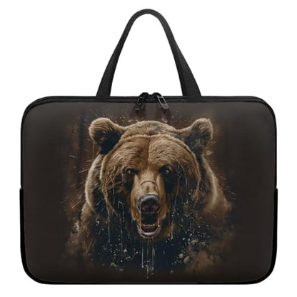 Computer Shoulder Bags for Laptops Laptop Briefcases Casual Business Briefcase - color: Bear, size: 12inch