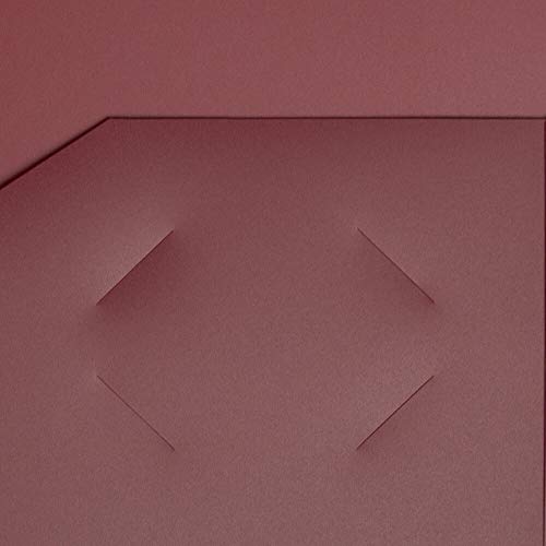 JAM PAPER Heavy Duty Plastic 2 Pocket Extra Tough School Folders - Burgundy - 6/Pack - color: Burgundy, size: 6 Per Pack