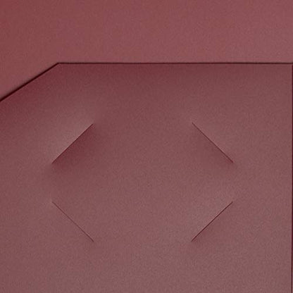 JAM PAPER Heavy Duty Plastic 2 Pocket Extra Tough School Folders - Burgundy - 6/Pack - color: Burgundy, size: 6 Per Pack