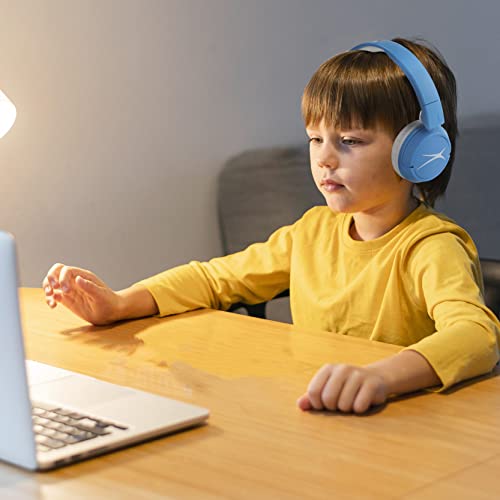 Altec Lansing Over The Ears Kids Headphones - Volume Limiting Technology for Developing Ears, Ages 6-9, Perfect for Learning from Home, Blue - style: Ages 6+