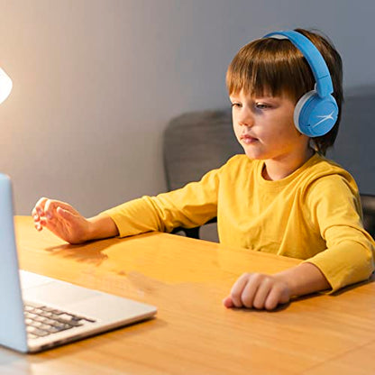 Altec Lansing Over The Ears Kids Headphones - Volume Limiting Technology for Developing Ears, Ages 6-9, Perfect for Learning from Home, Blue - style: Ages 6+