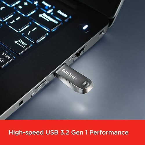 SANDISK 512GB Ultra Luxe USB 3.2 Gen 1 Flash Drive - SDCZ74-512G-GAM46 - size: 512GB, style: Up to 400 MB/s