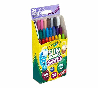 Crayola Silly Scents Twistables Crayons, 12 Count, Coloring Supplies, Gift for Kids