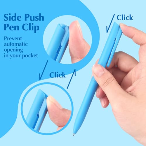 Bribobo Colored Gel Pens, 0.5mm Quick Dry Fine Point Pen, 18 PCS | Smooth Writing Pens for Note Taking and Journaling