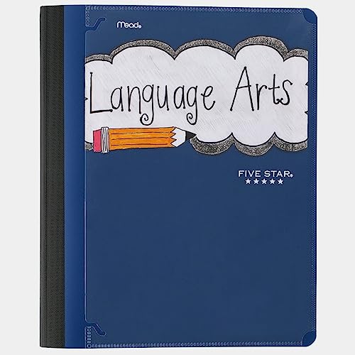 Five Star Interactive Notetaking Composition Books, 12 Pack, 1 Subject, College Ruled Paper, 11" x 8-1/2", 100 Sheets, Red, Yellow, Green, Blue, Purple, Black (38614) - size: 12 Pack