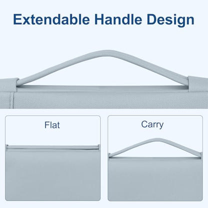 MOSISO Laptop Case 13.3 inch, 13.3 inch Laptop Sleeve with Handle | Compatible with MacBook Air/Pro 13/Pro 14, HP Dell ASUS Lenovo, Polyester Multifunctional Computer Bag, Baby Blue - color: Baby Blue, size: 13.3 inch