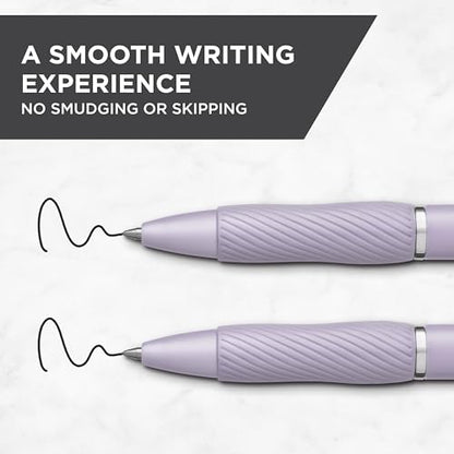 Sharpie S-Gel, Gel Pens, Medium Point (0.7mm), Icy Violet Barrel, Black Ink, 12 Count - color: Icy Violet