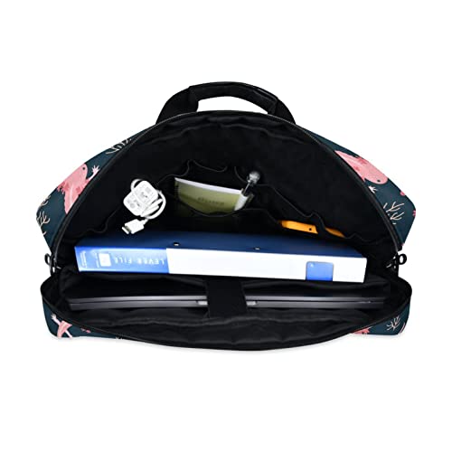 Axolotl & Sea Weed Aquarium Laptop Case 15.6 inch | Waterproof Laptop Briefcase Laptop Bag for Women & Men - color: Color 11