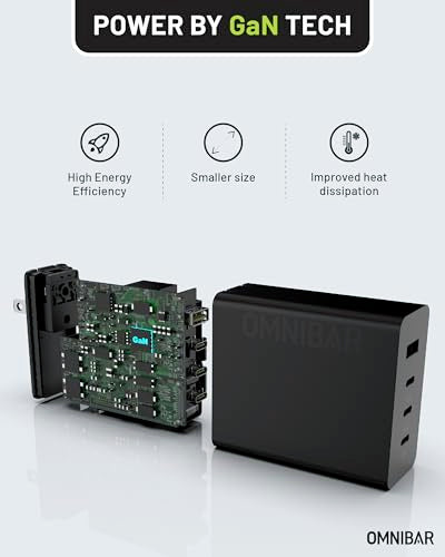 140W USB C Charger Block, 100W GaN Fast Charging Laptop Charger, 4-Port Compact USB C Wall Charger Power Adapter for MacBook Air/Pro, Dell XPS, iPad, iPhone 17/16/15, Samsung Galaxy S25/S24 - color: 140W Black