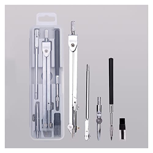Compass Geometry Tool Geometry Precision Tools Math Geometry Kit Metal Compass Student Circle Drawing Tools & Storage Box Math Supplies Drafting Tools Geometry Tool Set (Color : B) - color: B