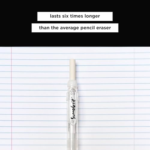 SAKURA 50250 SumoGrip Mechanical Pencil Eraser Refill, 3 / Pack - White - size: 1 Count (Pack of 3)