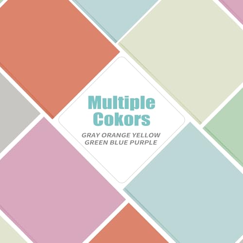 Plastic Folders with Pockets and Prongs (Pastels,6 Pack),Fit Letter Size Paper,Business Card Slot,2-Pocket Folder for School Office or Home,Durable Acid-Free Poly,Back to School Supplies Bulk