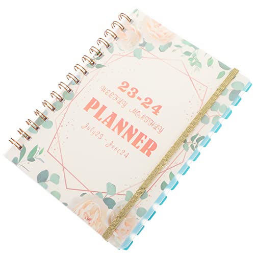 Academic Planner Notebook for Daily Scheduling Multi-function Spiral Calendar Notes Section Portable Organizer for Students and Professionals