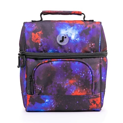 J World Corey Kids Lunch Bag. Insulated Lunch-Box for Boys Girls, Galaxy - color: Galaxy