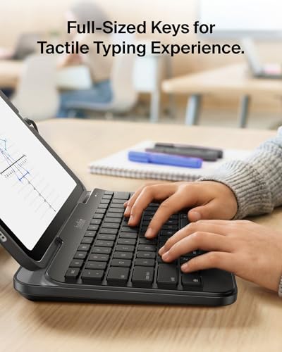 Belkin B2B130 Wired Tablet Keyboard with Stand and Lightning Connector for iPad - style: Lightning Connector w/ Stand