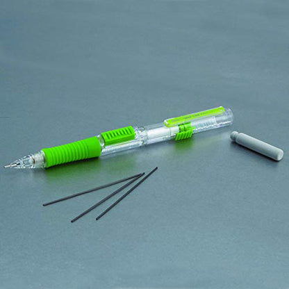 Pentel QUICK CLICK Mechanical Pencil (0.7mm), Green Barrel, Box of 12 Pencils (PD217D) - color: Green, size: 12 Count (Pack of 1), style: 0.7mm