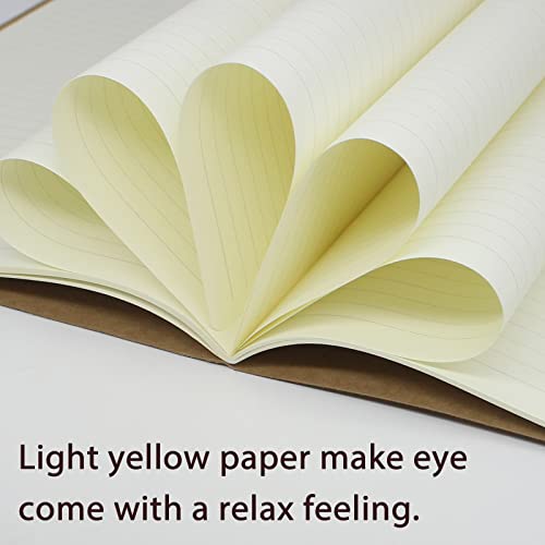 zmybcpack 12 Pack 8.5x11 inch Large Lined Notebook Journals Bulk, 32 sheets / 64 Pages, Sketchbook Composition Notebook Journals Subject Notebooks Planner for College Students Office - size: 8.5 x 11"(12pack line)