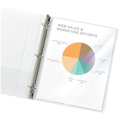 Avery Clear Heavy Duty Vinyl Sheet Protectors, Top Load, 100 Document Protectors (73900) - size: One Size, style: 100 Pack