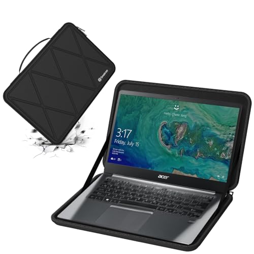 Smatree Hard EVA Protective Sleeve Case Compatible for 14 inch Acer Swift 1 Laptop, Slim and Anti-Shock Notebook Bag (X8243) - color: X Series-Black, size: For 14 inch Acer Swift 1 Laptop-SF114-34(X8243)