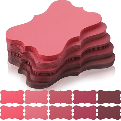 150 Pack Red Blank Index Cards 3x5 Colored Notecards for Office School Learning Game Cards - color: Red