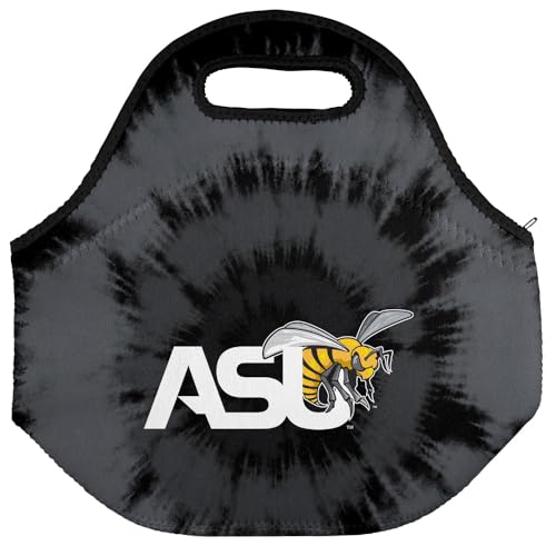 Campus Lab Alabama State University Tie-Dye Soft Neoprene Lunch Bag, School - color: Alabama State University Hornets
