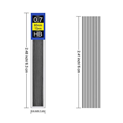 0.7mm Lead Refills, Morepack 0.7 Lead Refills for Mechanical Pencil,480 Pieces