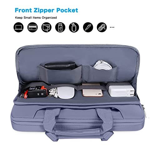 MOSISO 360 Protective Laptop Bag 13.3 inch, 13-14 inch Computer Bag Compatible with MacBook Air 13 inch/Pro 13 inch/Pro 14 inch,HP,Dell,Notebook, Laptop Carrying Case with Strap&Handle, Lavender Gray - color: Lavender Gray, size: 13.3 inch