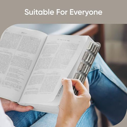 EssexWares - Sandy Beige Bible Tabs for Old and New Testament, 80 Large Print Tabs for Bible Study, Water-Resistant and Durable Index Tabs for Women and Men - 1.7" Wide - color: Sandy Beige