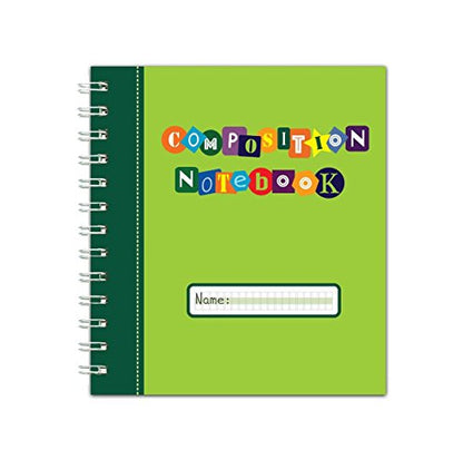 Channie's Youth Composition Notebook - Handwriting Practice, Improvement Journal for Kids, Older Learners, & Special Needs Students, Calligraphy Workbook with Special Writing Blocks, Green - color: Green