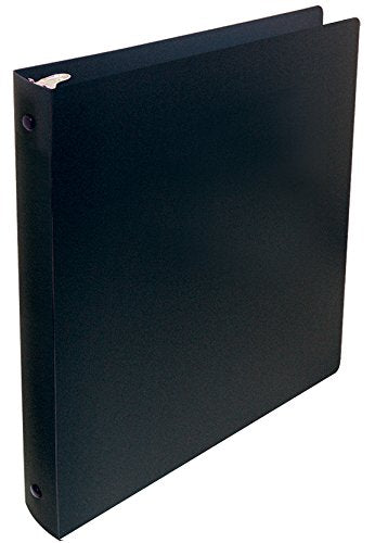 Better Office Products Flexible 3 Ring Poly Binder with Pocket, 1 Inch, Letter Size, 4 Pack-Red, Blue, Purple, and Black