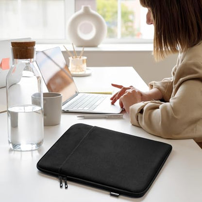 Dadanism Laptop Sleeve for MacBook Neo 13inch 2026 with A18 Pro Chip, Black | Protective Laptop Case with Soft Lining for MacBook Air 13-inch with M5 Chip 2026, Slim Travel Sleeve with Accessories Pocket - color: Black