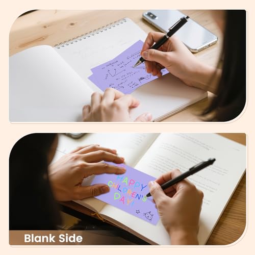 Index Cards 3x5 Inch, 300sheets, Flash Cards, Blank Purple Note Cards Paper For Studying, Schools Supplies, College, Office And Home Organization, Note Taking Supplies - color: Purple