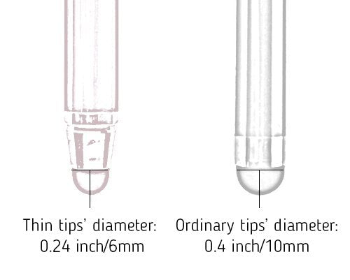 The Friendly Swede Stylus Pen for Touchscreen — 3-Pack 5.5" High Precision Stylus Pen with Replaceable Thin Tips, Elastic Lanyards & Screen Cleaning Cloth - Silver - color: Silver
