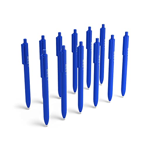 TRU RED Retractable Gel Pens, Fine Point 0.5mm, Blue Ink, 24 Pack – Quick‑Dry Pens for Smooth, Precise Writing - color: Blue, size: 1 Count (Pack of 24), style: Fine Point