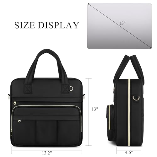Zipper Binder | 3 Inch O-Ring, 600 Sheet Capacity Trapper Keeper with Shoulder Strap & Handle, Binder Bag with Multiple Storage Pockets, Fits 13" Laptop (Black) - color: Black