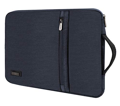 LONMEN 14 inch Laptop Sleeve Case Water-resistant Handle Bag for most 14" computer/Surface Book/Lenovo Flex 4/Yoga 530/Thinkpad L480 E485/HP Pavilion X360/Dell New Latitude 5490 7490 2018,Blue - color: Blue, size: 14 Inch
