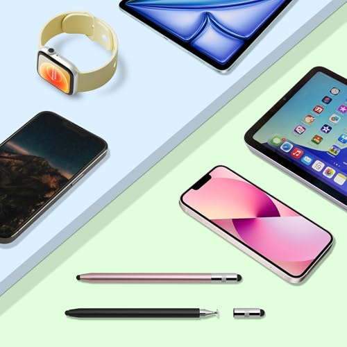 3 in 1 AMZ Tablet Pen for Fire Max 11 Stylus, Fire HD 10 Pen, Fire Tablet Stylus Pen, Stylus for Touch Screen Tablets (3in1-Rose Gold) - color: 3in1-Rose Gold