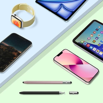 3 in 1 AMZ Tablet Pen for Fire Max 11 Stylus, Fire HD 10 Pen, Fire Tablet Stylus Pen, Stylus for Touch Screen Tablets (3in1-Rose Gold) - color: 3in1-Rose Gold