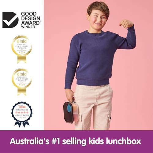 b.box Mini Lunch Box Kids | 4.25 Cup Leak Proof Bento Box for Kids Ages 3+ | 3 Compartment Snack Containers, School Lunch Container, Dishwasher Safe, BPA-Free, PFAS-Free - Night Vision - color: Night Vision, size: 1-pack