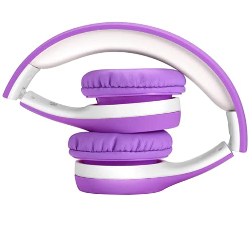 Nenos Purple Kids Headphones - Limited Volume Children's Headphones for Toddlers - color: PurplePurple