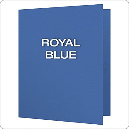 Oxford Twin Pocket Folders with Fasteners, Letter Size, Royal Blue, 25 per Box (57712) (Pack of 2) - color: Royal Blue, size: 25 Count (Pack of 2)