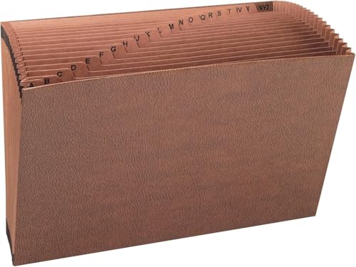 Smead TUFF Expanding File, Alphabetic (A-Z), 21 Pockets, Legal Size, Redrope-Printed Stock (70430) - size: Legal