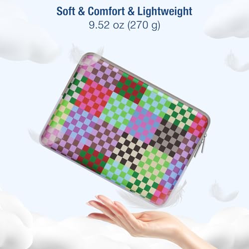 MOSISO Laptop Case 13.3 inch, 13-13.3 inch Laptop Sleeve Compatible with MacBook Neo/Air 13.6/Pro 13/Pro 14, HP Dell ASUS Lenovo, Neoprene Computer Sleeve with Small Case, Colorful Checkerboard
