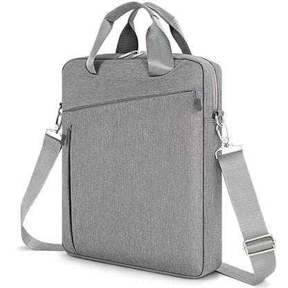 Laptop Case Shoulder Sleeve Bag Compatible with 14" MacBook Pro M5 M4 M3 M2 M1/13.6" MacBook air M4 M3 M2/13 MacBook Neo, Chromebook Notebook Portable Carrying Messenger Computer Bag, Gray - color: Gray