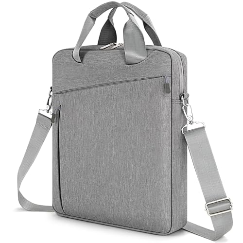 Laptop Case Shoulder Sleeve Bag Compatible with 14" MacBook Pro M5 M4 M3 M2 M1/13.6" MacBook air M4 M3 M2/13 MacBook Neo, Chromebook Notebook Portable Carrying Messenger Computer Bag, Gray - color: Gray