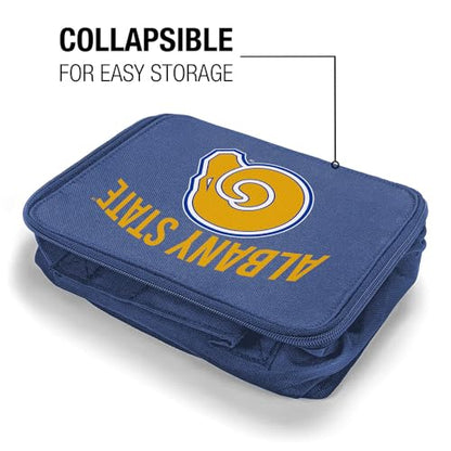 Campus Lab Albany State University Primary Logo Insulated Soft Sided Lunch Box - Reusable Lunch Bag For School Office Work, BPA Free, Royal - color: Albany State University