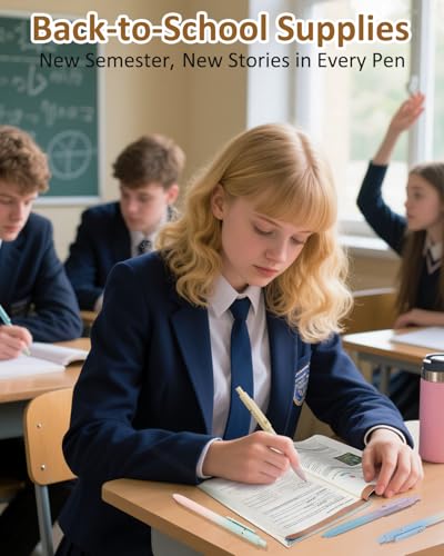 FIOVER Gel Pens, 12 Pcs 0.7mm Comfort Grip Quick Dry Black Ink Pens Fine Point Smooth Writing Pens, Cute Office Supplies Gifts for Women (12PCS Gradient Black Ink) - color: 12PCS Gradient Black Ink