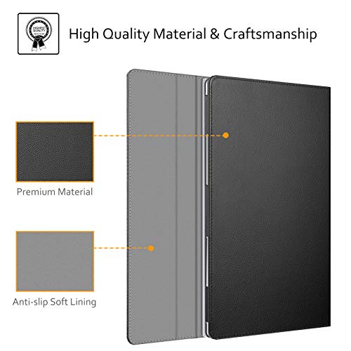 Fintie Sleeve Case Cover for 13.3" Samsung Galaxy Book Flex Alpha 13 NP730QCJ/Flex2 Alpha NP730QDA/Chromebook 2 XE530QDA/Book S/Ion 13 NP930XCJ, Black