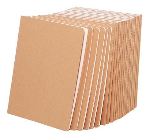 12 Pack A5 Lines Notebook Bulk Kraft Cover College Ruled, Lined Paper Travel Journals Composition Diary Subject Notebooks Planner, 60 Pages, 8.3”x 5.5” - style: 12pack Lined page