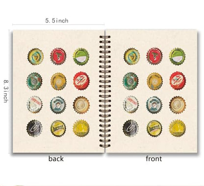 KDHTY Y2k School Supplies,Y2k School Supplies,Back to School Supplies,Cute Preppy Aesthetic Girly Notebook for Teens Girls College Student Work School Study,5.5x8.3 - style: preppyball 2
